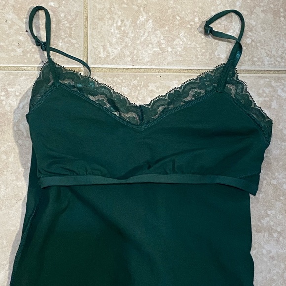 DONATED - NWT D.I.Y Lace Up Forest Green Cami Tank Top - Picture 6 of 6